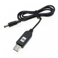QC3.0 USB to 5.5x2.1mm 12/9/5V 1A Step-up Converter Power Supply Cable for WiFi Router Speaker Camera LED Lamp Fan. 