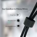 Cable Organizer Nylon Wire Strap USB Cord Cable Tie Wire Winder Clip Cable Holder Reusable Fastening Tape for Mobile Phone PC Mouse Cords Management. 