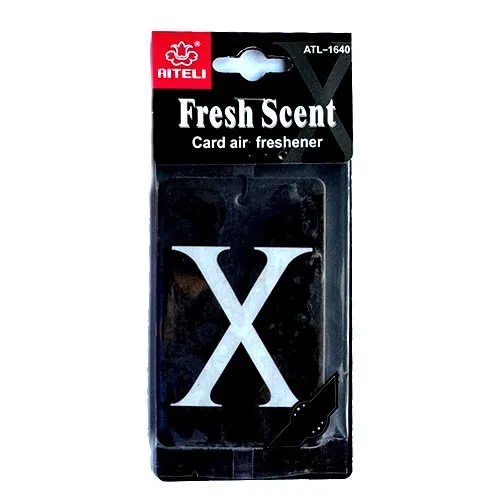 Air Freshener, X Shape Hanging (Strawberry)