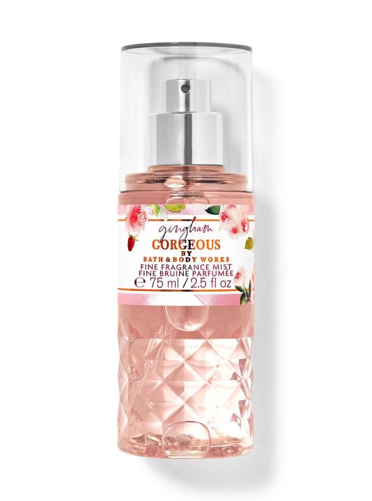 Gingham Gorgeous By Bath & Body Works Fine Fragnance Mist Fine Brunie Parfume Travel Size [75ml]