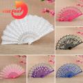 Vist Fox Folding Fan Exquisite Floral Pattern Chinese Style Gift Hand Fan. 