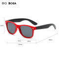 OQ BOGA 8 Colors Unisex Oval Frame Anti UV Polarized Kids Sunglasses Children Outdoor Eye Protection Full Rim Sun Glasses. 