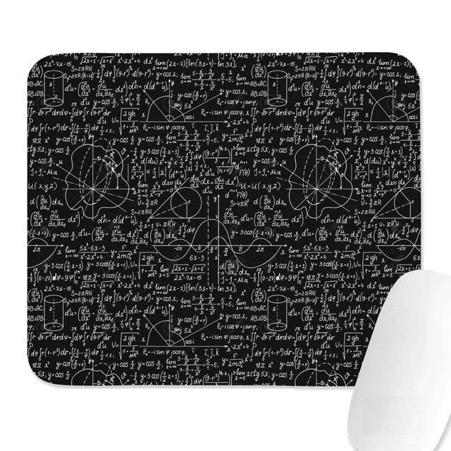 White Equations Useful Mathematics Math Pad Mouse Office Gaming Cute ...