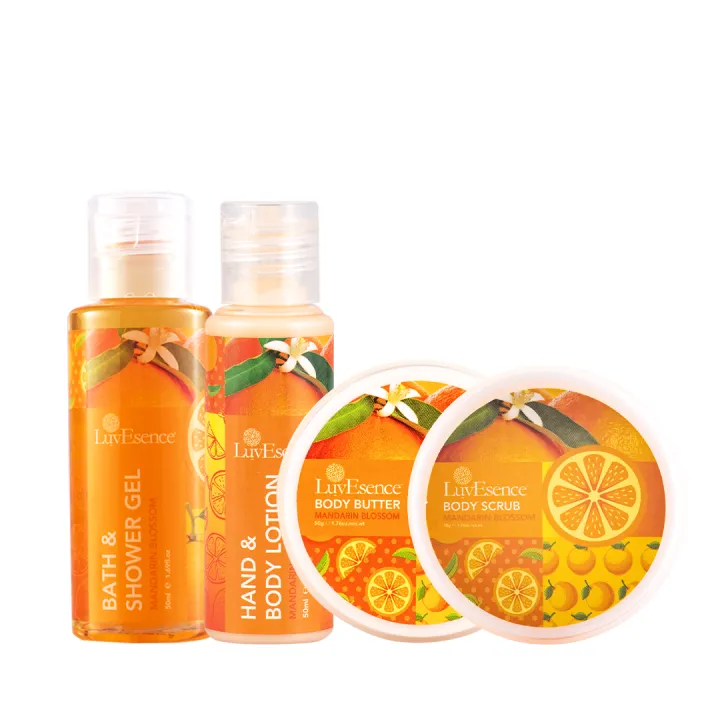LuvEsence Mandarin Blossom - Mini Body Care Set