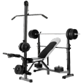 Hingbo Weight Lifting Bench with Lat Pull Down Tower - Full Bench. 