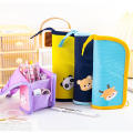 Folding Pencil Case Zippered Canvas Large Capacity Canvas Case Cute  Design Makeup Bag for Students School Supplies Makeup Storage Desk Organizer Art Tools Carrier. 