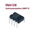 INA128 Instrumentation Amplifier IC. 