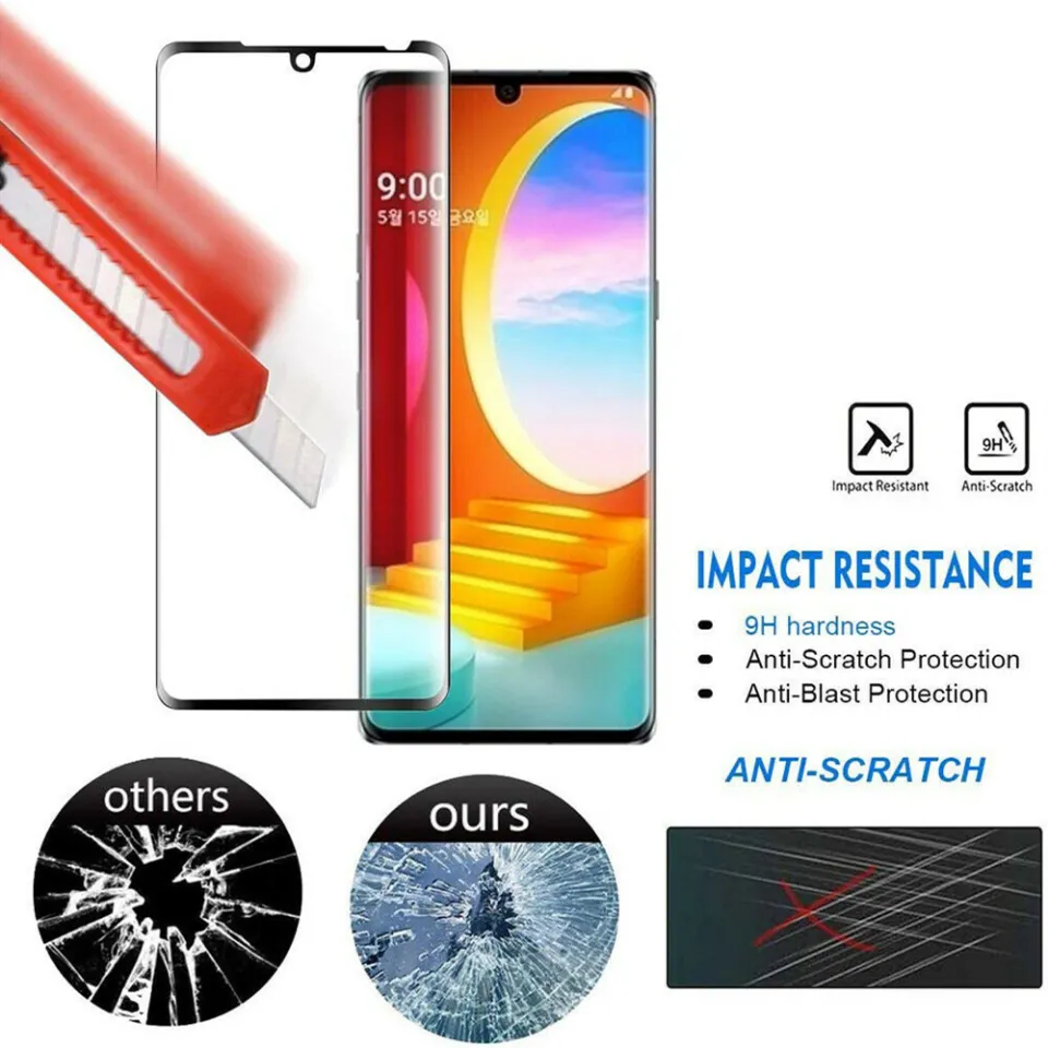 A ANGG Full Screen Protector for LG Velvet [2-Pack] Full