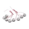 12V Colorful LED Under Car Flashing Light Kit chassis Lights Truck Underglow Lighting Round Lamp Set 8PCS/Set. 