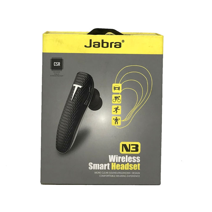thumbnail image 2 of Jabra WAVE Bluetooth Headset – Behind-Ear, Wind Reduction, Built-in Mic, Volume Control (Black) 2 of 4
