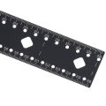 Right Angle Ruler Universal Combination Multi Angle Measuring Ruler Multifunctional Non Fall Off Compact 12in with Clear Scale for Woodworking. 