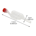Transparent One-way Air Lock Brewing Fermentation Exhaust Valve Home Plastic Making Tool Equipment Airlock. 