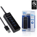 USB HUB 3.0 High Speed 4 Ports Splitter For Desktop PC Laptop. 