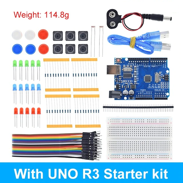 Starter%20Kit%2013%20in%201%20Kit%20New%20Starter%20Kit%20Mini%20Breadboard%20LED%20Jumper%20Wire%20Button%20for%20Arduino%20component%20for%20UNO%20R3%20-%20Image%202