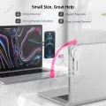 HXSJ Magnetic Phone Holder for Laptop, Adjustable Desktop Monitor Laptop Phone Side Mount,Foldable Computer Monitor Expansion Bracket. 