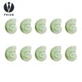 Prism Sea Shell Beads Assortment 10pcs Handmade Conch Shape Seashell Beads for Jewelry Making Summer Ceramic Beads for Bracelets Crafts Ceramic Conch Beads Set. 