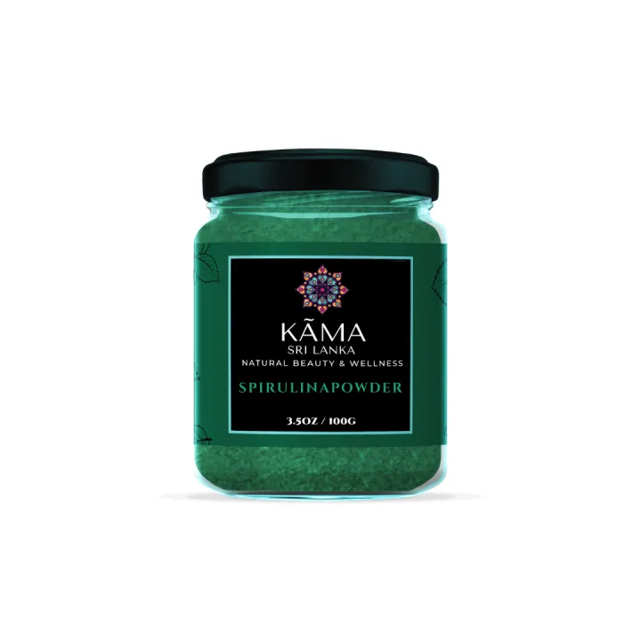 KAMA SPIRULINA (BLUE-GREEN ALGAE) POWDER - 100G