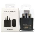 Genuine Samsung 25W PD Charger Super Fast Charge Adapter Type C Cable. 