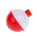 Hard ABS Snap-on Fishing Floats Push Button Float Bobbers Red & White 25g. 