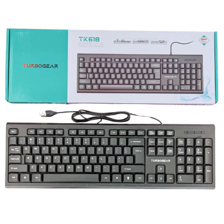 USB Wired Keyboard Turbogear -TK618