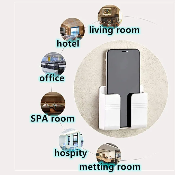 Wall%20Mount%20Phone%20Holder%20Self-Adhesive%20Wall%20Beside%20Organizer%20Storage%20Box%20Plastic%20Charging%20Phone%20Stand%20%7C%20Phone%20Holder%20for%20Bedroom%20Living%20Room%20-%20Image%204