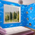 Blue Sky 3D Wallpapers DIY Self Adhesive Home Decor Waterproof Wall Stickers Living Room Background Mural Peel and Stick. 