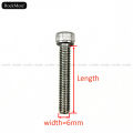 6mm Hexagon Hex Socket Cap Bolt Screw M6 35mm/45mm/50mm/55mm/60mm/65mm/70mm/75mm/80mm Long A2-70 304 Stainless Steel. 