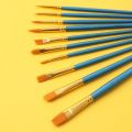 10pcs/pack Paint Brushes Set Painting Art Brush for Acrylic Oil Watercolor Artist Professional Painting Kits. 