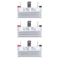 3X Aluminum Heatsink Base Single Phase Bridge Rectifier Diode 75A 1000V. 