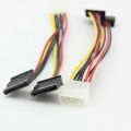 Lap Adapter New 4pin Ide Molex To 2serial Ata Sata Y Splitter Hard Drive Power Supply Cable Computer Cable 20j27. 
