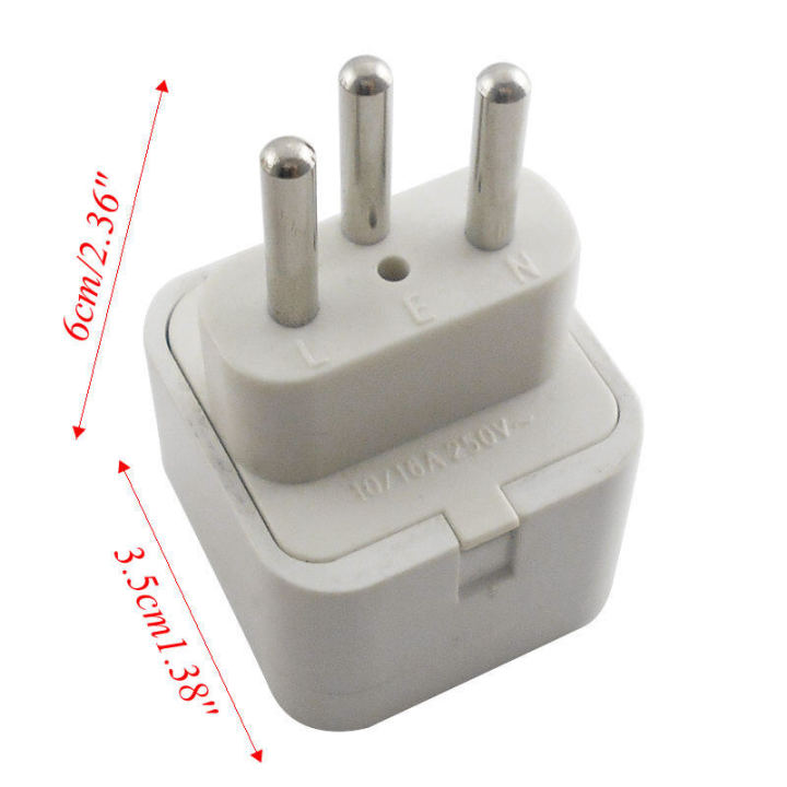 【ZIME】European Plug Adapter Power Converter Travel Plug Adaptor from US/UK/EU to for Swiss for Switzerland