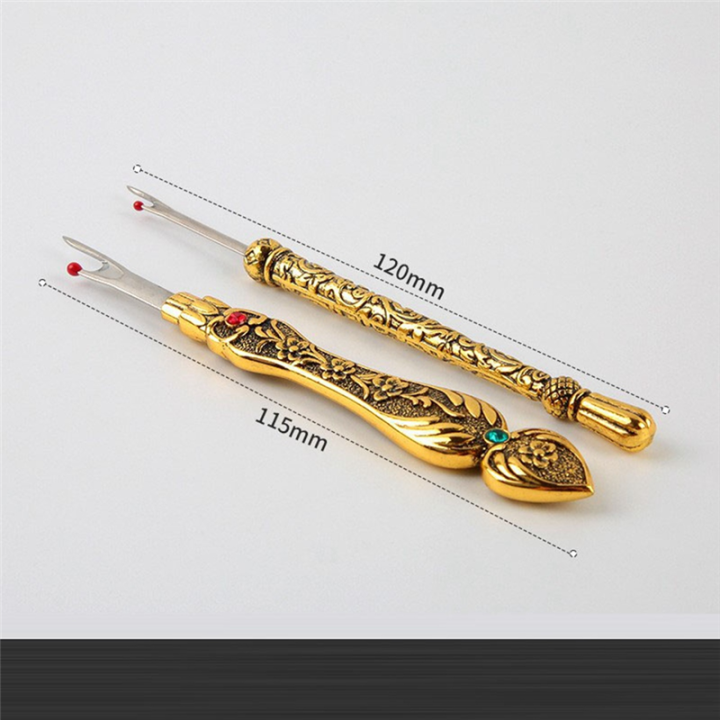 4Piece Sewing Seam Ripper Vintage Eraser Retro Alloy Unpicker Quick ...