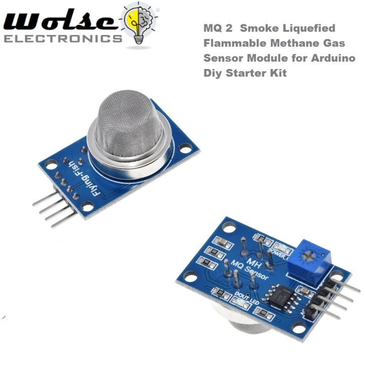 TZT MQ-2 Smoke Gas LPG Butane Hydrogen Gas Sensor Detector Module For ...