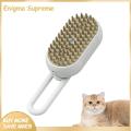 Enigma- Pet Coat Cleaner 4-in-1 Pet Grooming Brush with Steaming Function for Dogs Cats Shedding Tool with Spray Mist Comb Handle Dog Spa Essential Pet Steam Brush. 