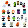 Wind Up Funny Toys Halloween Gifts for Kids Party Favors Goody Bag Filler  Style:Orange jumping teeth. 
