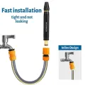 Spray Nozzle Car Wash Sprayer Water Jets High Pressure Hose Nozzle Adjustable Twist Sweeper Sprayer Brass Nozzle For Garden Hose Car Wash Water Jet. 
