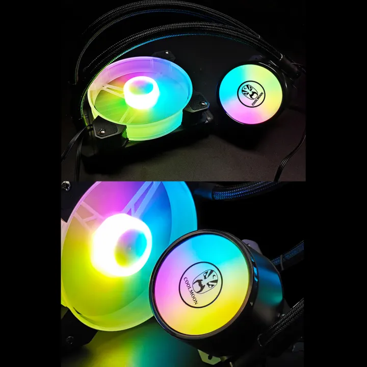 COOL%20MOON%20cold%20moon%20120%20One-piece%20PC%20Case%20Water%20Cooler%20with%20RGB%20120mm%20Quiet%20Fan%20CPU%20Liquid%20Radiator%20for%20LGA775/115X/AM4/AM3/FM2%20-%20Image%204