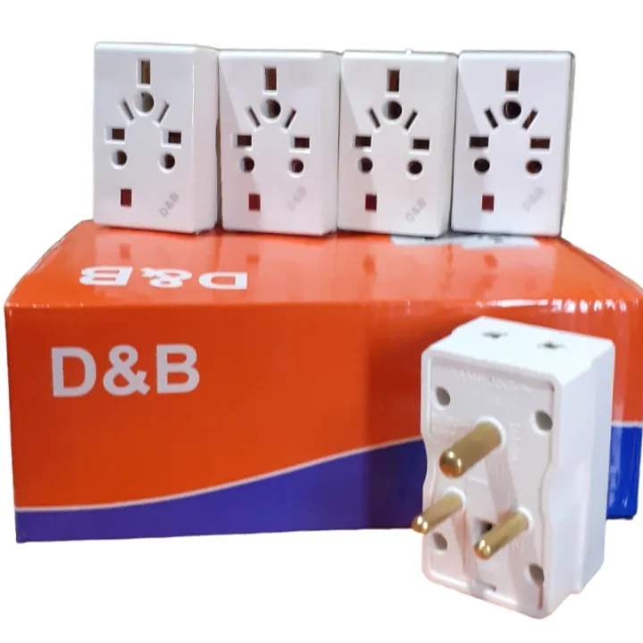 multplug - Travel adapter - Multi Socket -- 5A ROUND PIN - ORIGINAL D&B ...