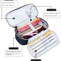 Password Lock Pencilcase Large Capacity Pencil Box Durable Solid Color Pen Holder Office Supply School Stationery. 