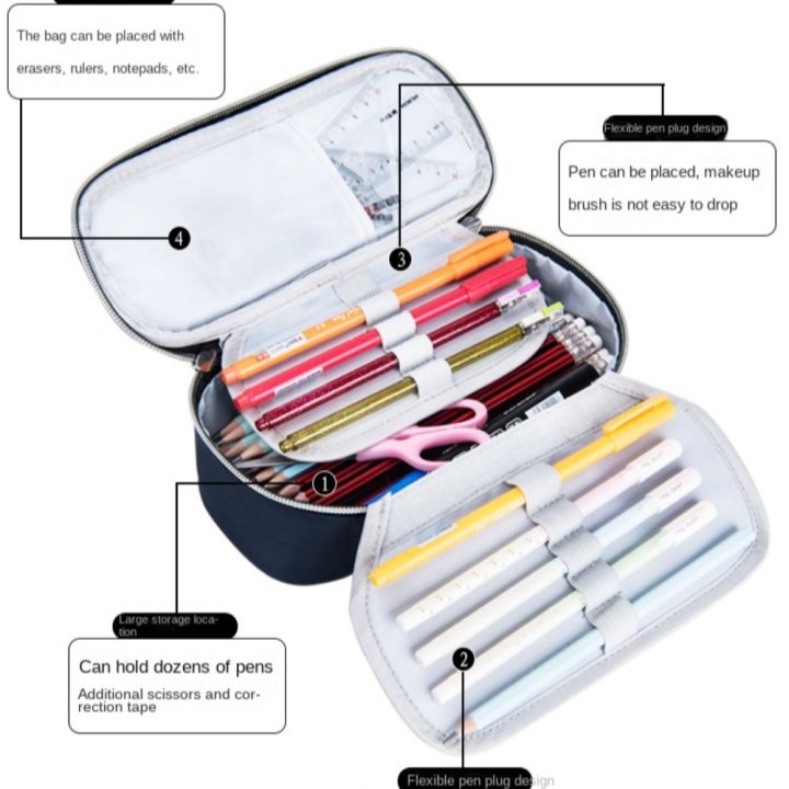 Password%20Lock%20Pencilcase%20Large%20Capacity%20Pencil%20Box%20Durable%20Solid%20Color%20Pen%20Holder%20Office%20Supply%20School%20Stationery%20-%20Image%204