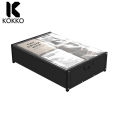 KOKKO Under Bed Storage Drawer, Storage With Wheels, Handle, Oxford Cloth Cover, Clear Window, Under Bed Storage Containers For Clothes, Shoes, Toys, Books. 