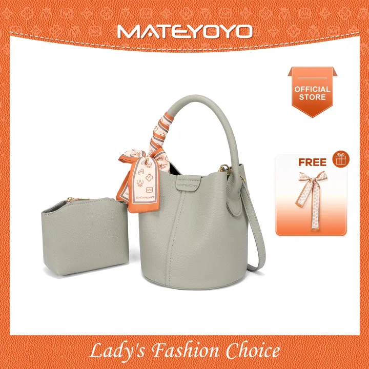 MATEYOYO 2 IN 1 Sling Bag Set Women Shoulder Bag Fashion Slung Bag Travel Bags Fashion Women Cross body Bag Leisure Style Suitable for Women Beach Bag Canvas Bag