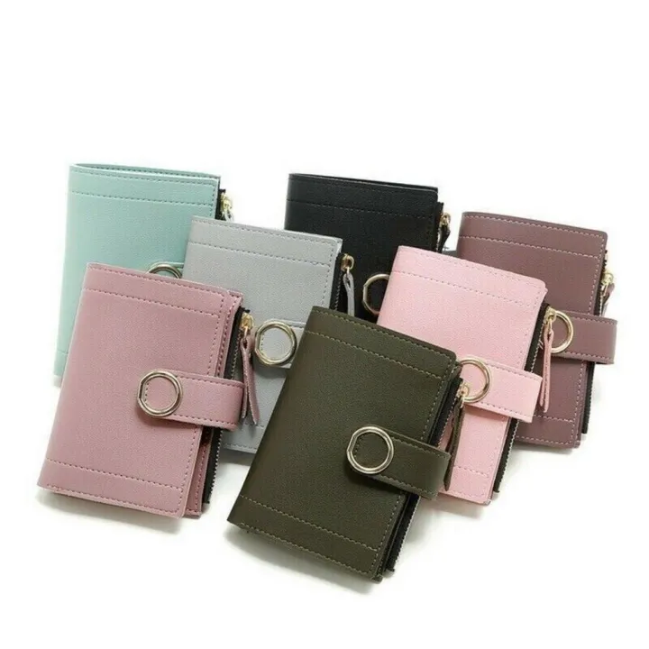 Card%20holder%20Ladies%20purse%20Compact%20PU%20leather%20Coin%20pocket%20Small%20wallet%20Folding%20design%20Short%20size%20Money%20holder%20for%20Daily%20use%20Travel%20accessory%20Shopping%20companion%20Gift%20for%20women%20-%20Image%202