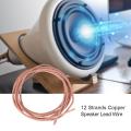 【VogueVenture】12 Strands Speaker Lead Wire Subwoofer Woofer Lead Wire Repair Braided Copper Wire. 