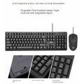 AOC Wired Keyboard KM160 + Mouse Combo Set, Office Computer Keyboard Desktop Gaming Keyboard. 