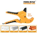 Professional PVC Pipe Cutter Heavy Duty Ratchet Type Tube 65mm for Cutting PEX, PPR, PVC, Plastic Pipe, Multi-functional Tool, Ideal for Household, Maintenance, Plumber - Toolmak. 