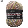 130m Cotton Knitting Yarn Crochet Yarn For Knitting Wool Yarn Warm Chunky-Yarn For Kids Hand Knitted Yarn for Blanket Sweater. 