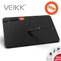 New!! VEIKK Voila L 10 x 6 Inch Graphics Drawing Tablet Drawing Pad for Digital Art With 8192 Levels 290 PPS Passive Pen Writing Pad For Online Teaching Pen Tablet With 1 Quick Dial And 4 Hotkeys. 