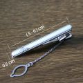 New Tie Clip Fashion Style Necktie Men Metal Simple Bar Clasp Practical Bowtie Clasp Tie Pin for Mens Gift Accessories. 