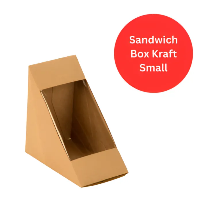 Sandwich Box Kraft Small